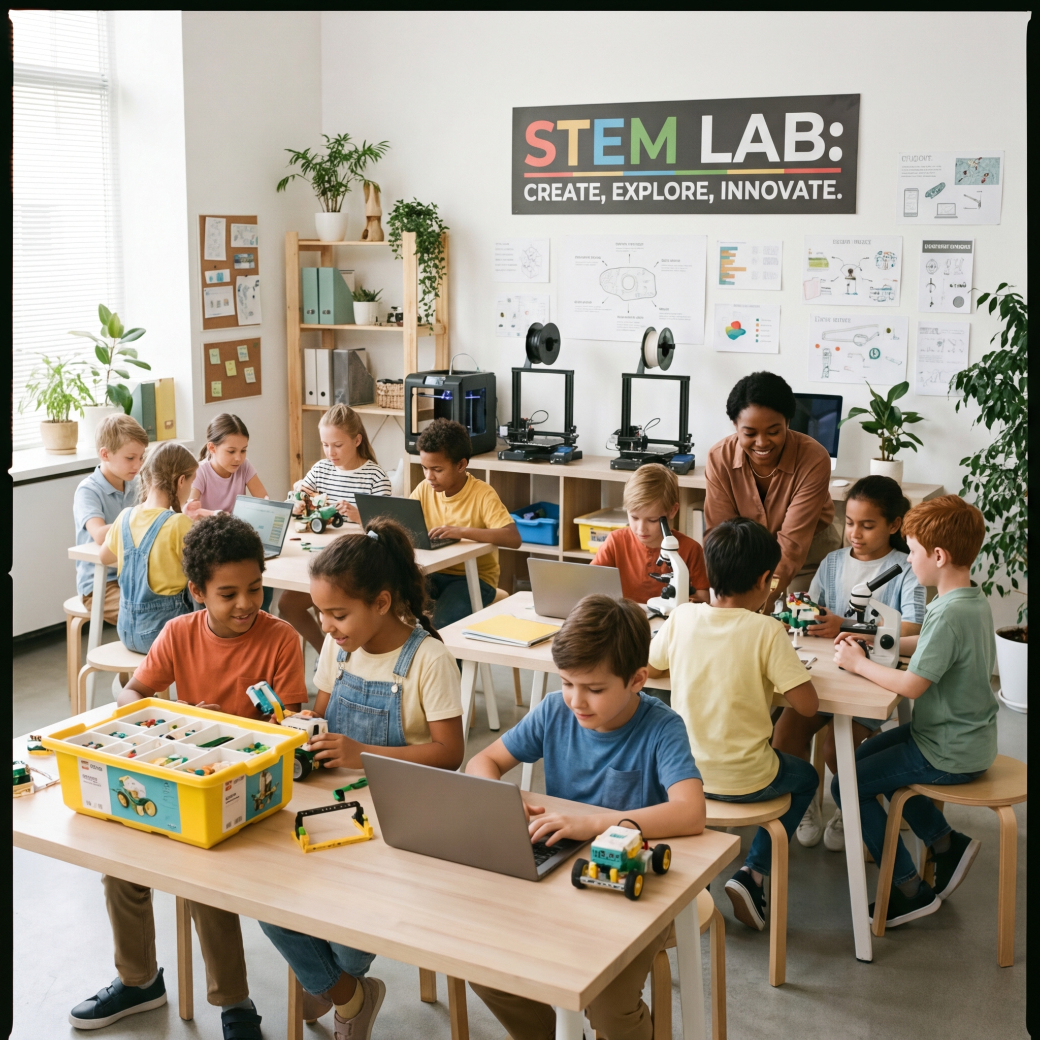 Modern STEM Classroom at Paramount